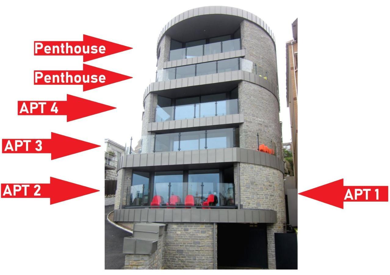 2 The View Apartments Ilfracombe - Seafront, Parking, Lift, Ev Exterior photo